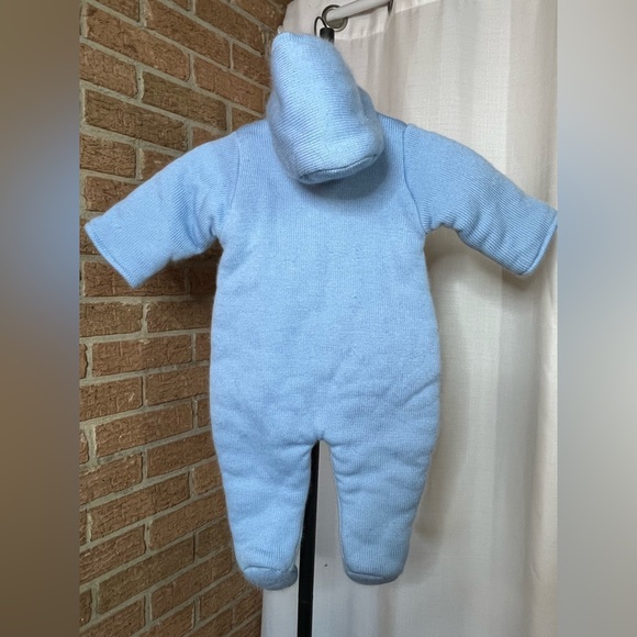 Bright Future blue sweater insulated suit romper  - 6/9 mos - Picture 3 of 6